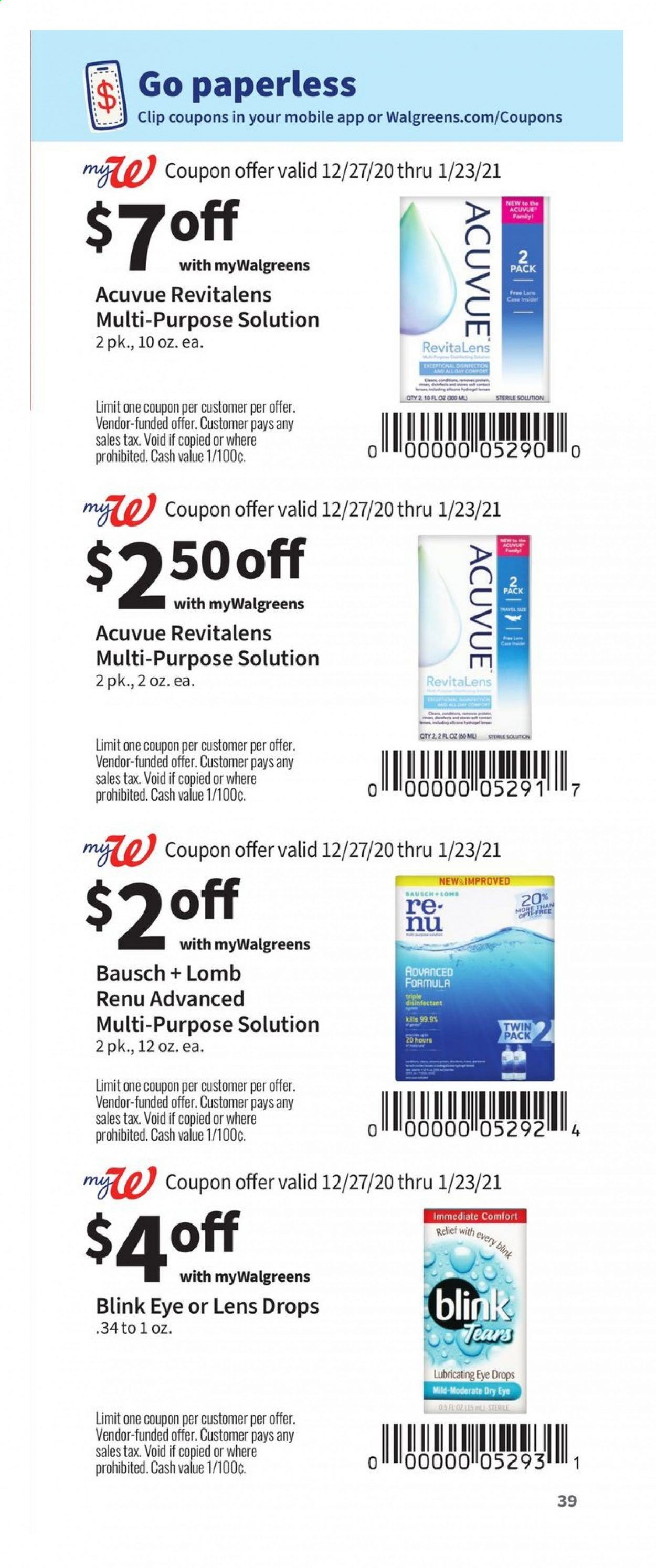Walgreens Weekly Ad Flyer December 27 to January 23