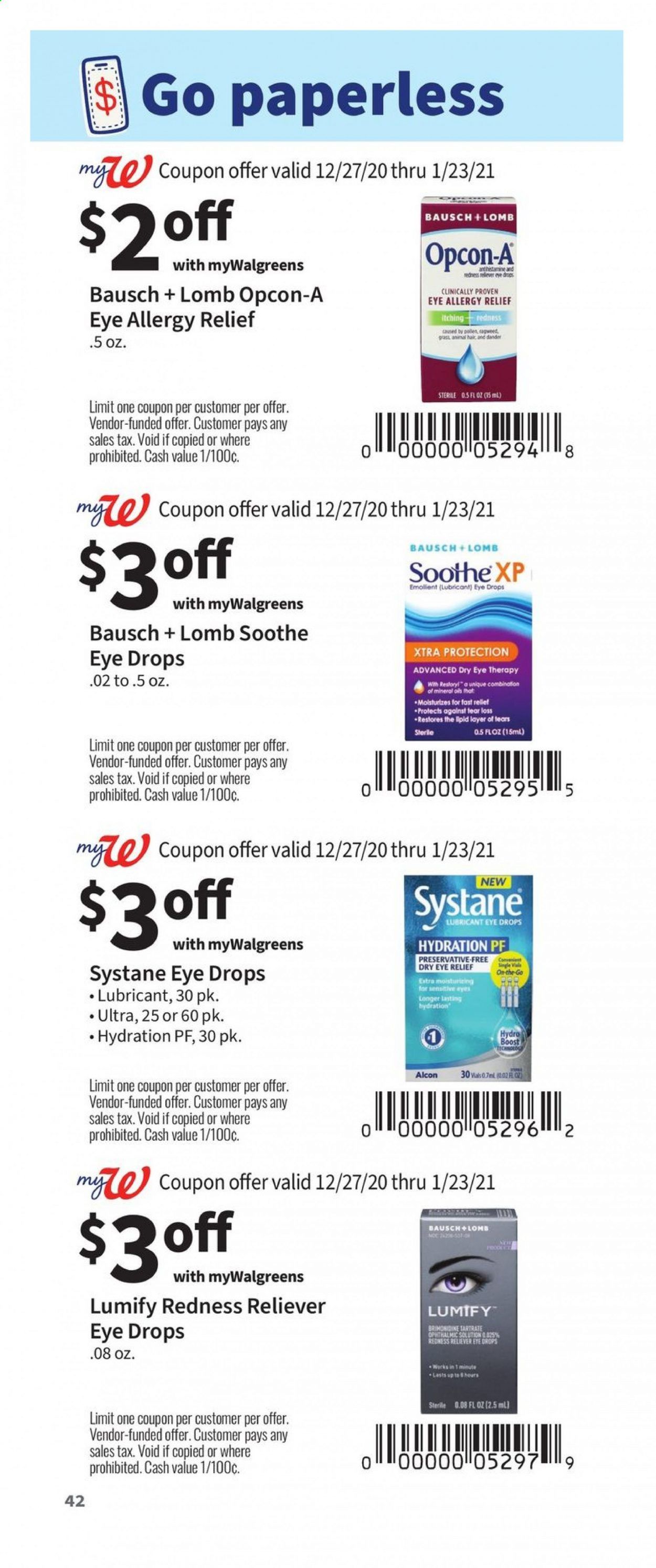 Walgreens Weekly Ad Flyer December 27 to January 23