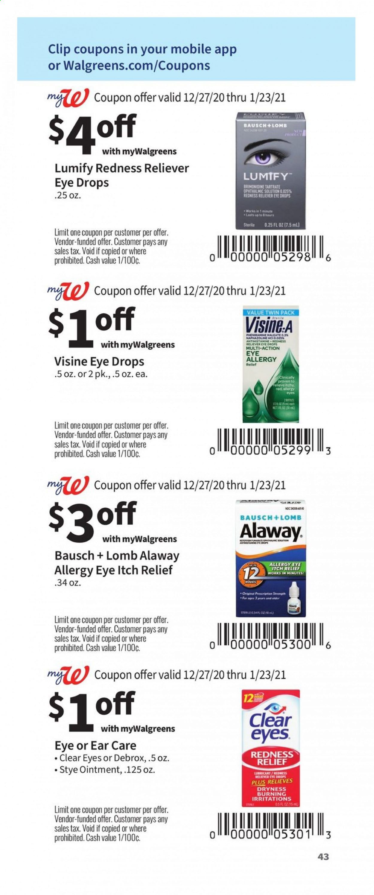 Walgreens Weekly Ad Flyer December 27 to January 23