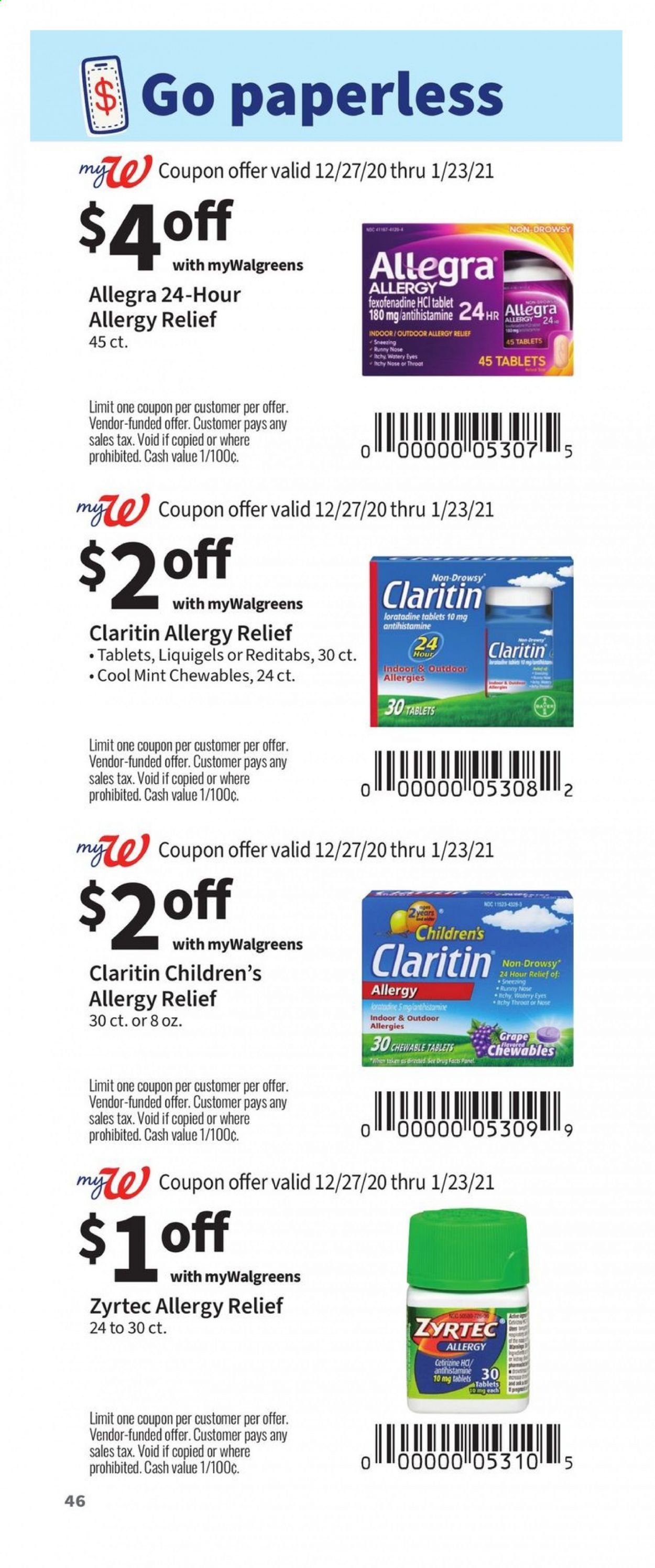 Walgreens Weekly Ad Flyer December 27 to January 23