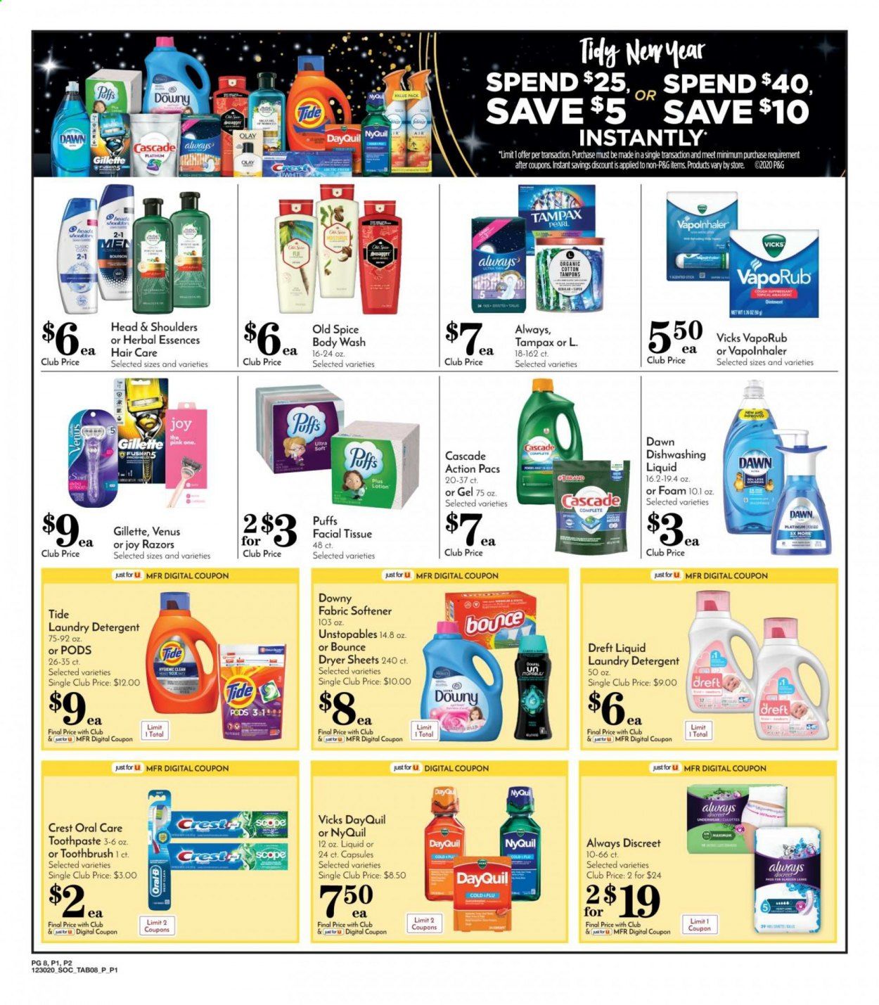 Pavilions (CA) Weekly Ad Flyer December 30 to January 5