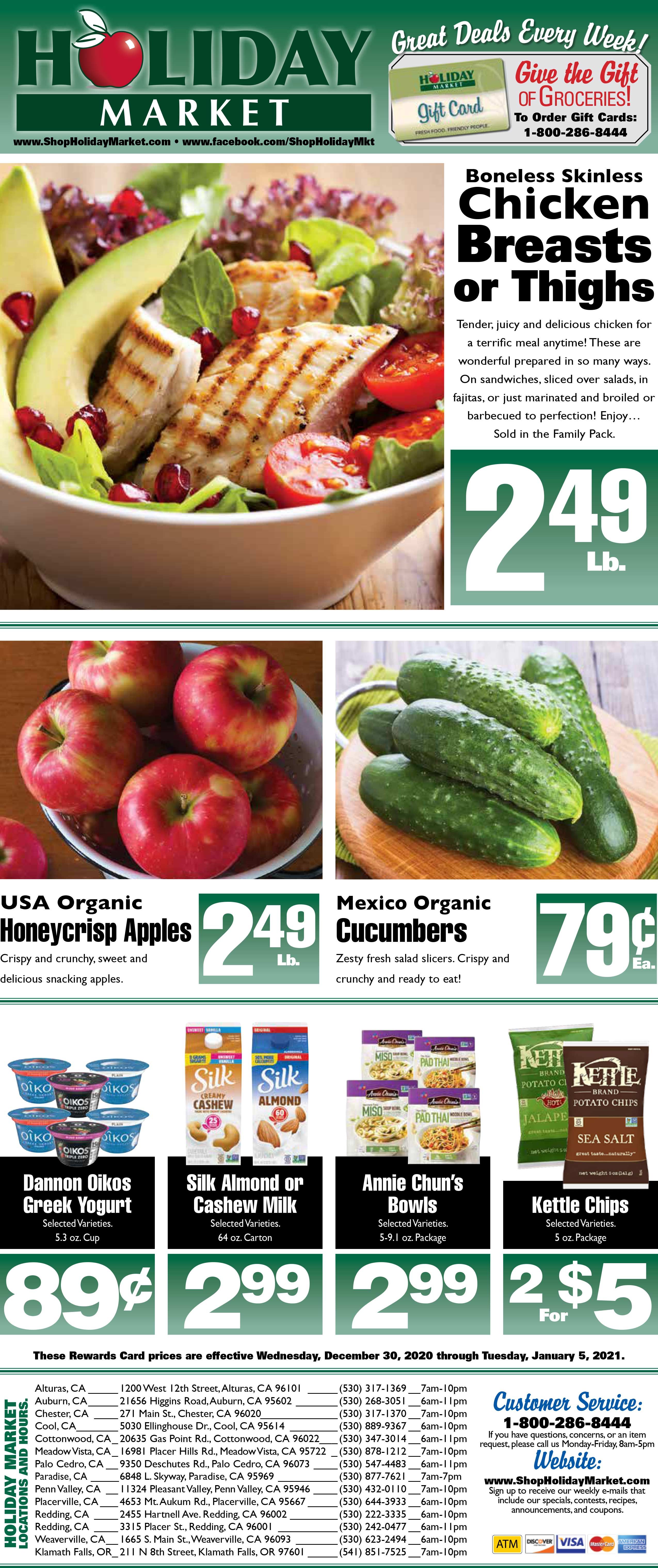 Holiday Market New Year Weekly Ad Flyer December 30, 2020 to January 5, 2021