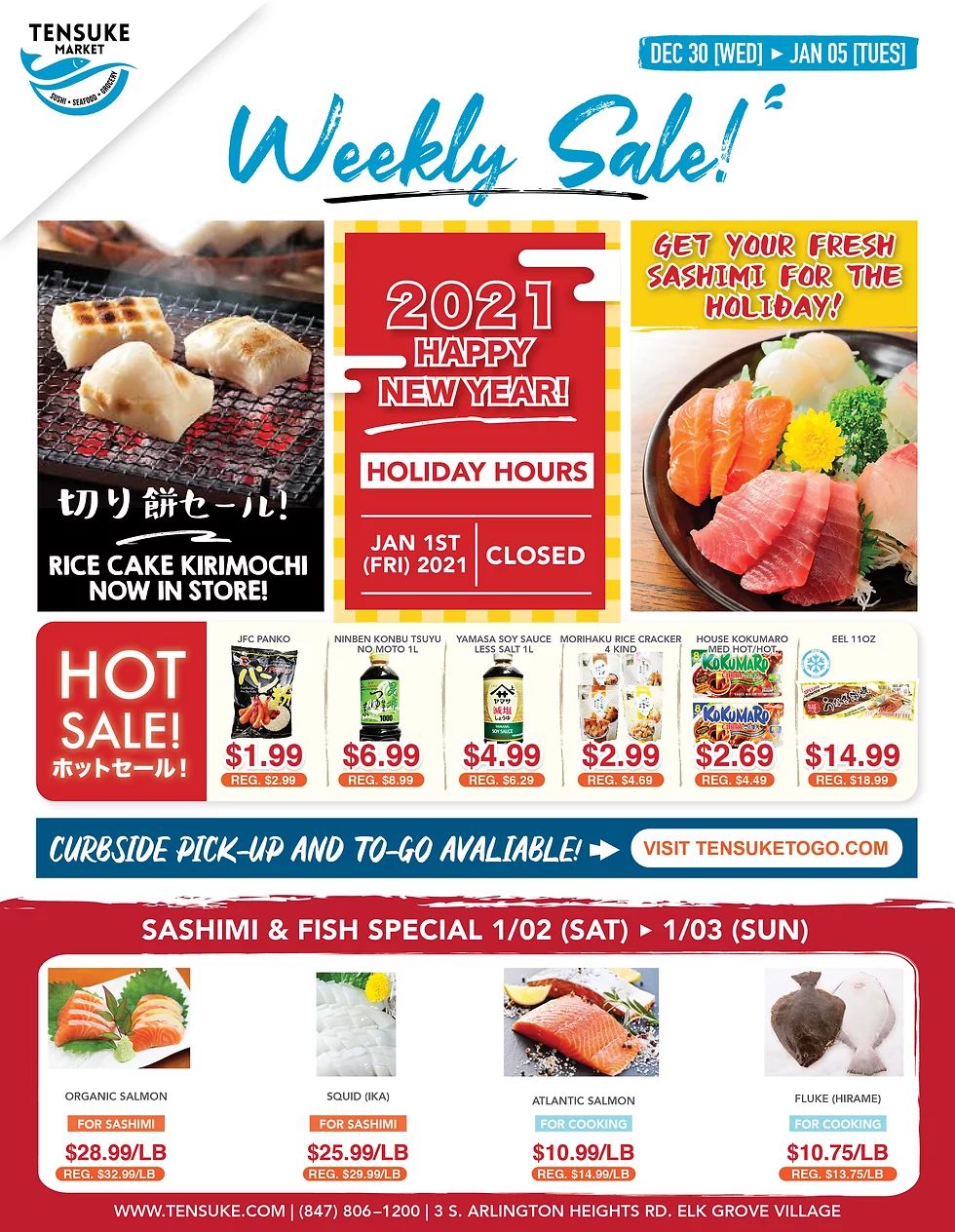 Tensuke Market New Year Weekly Ad Flyer December 30, 2020 to January 12, 2021