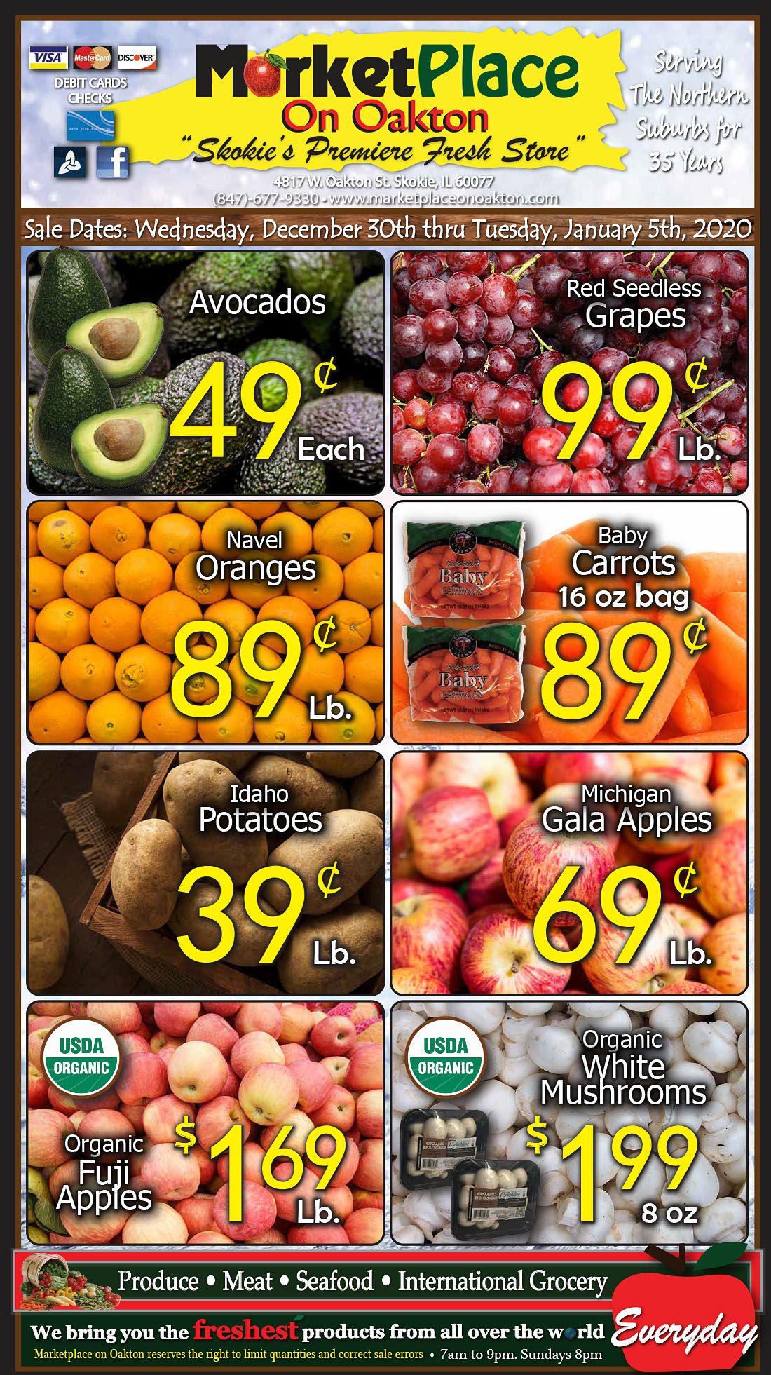 Marketplace On Oakton New Year Weekly Ad Flyer December 30, 2020 to January 6, 2021