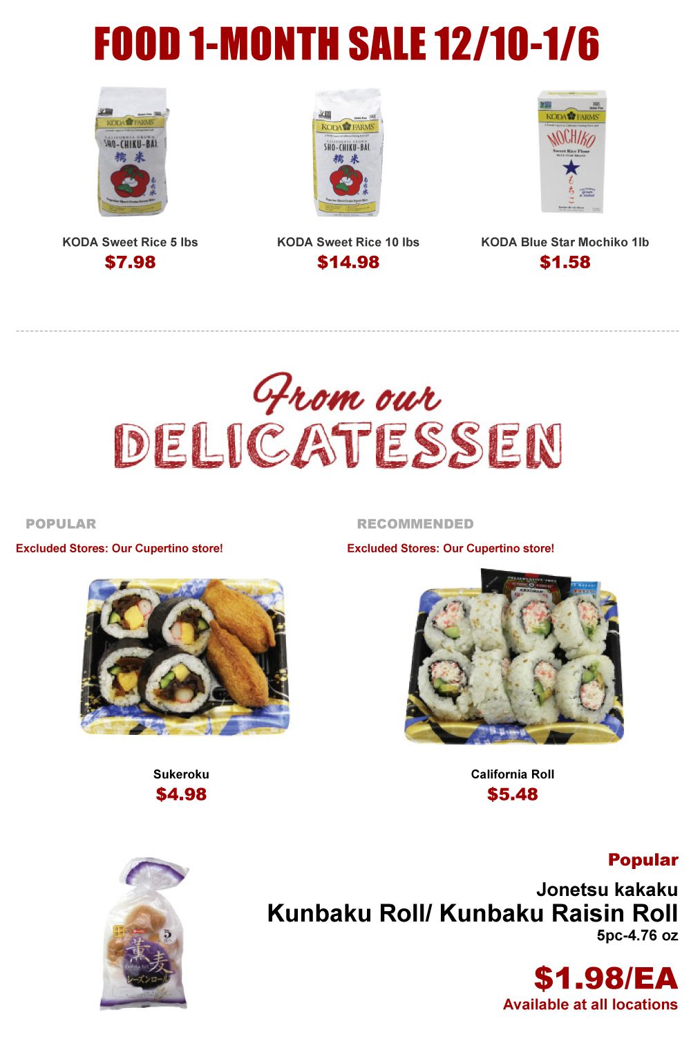 Marukai New Year Sale Ad Flyer December 26, 2020 to January 6, 2021