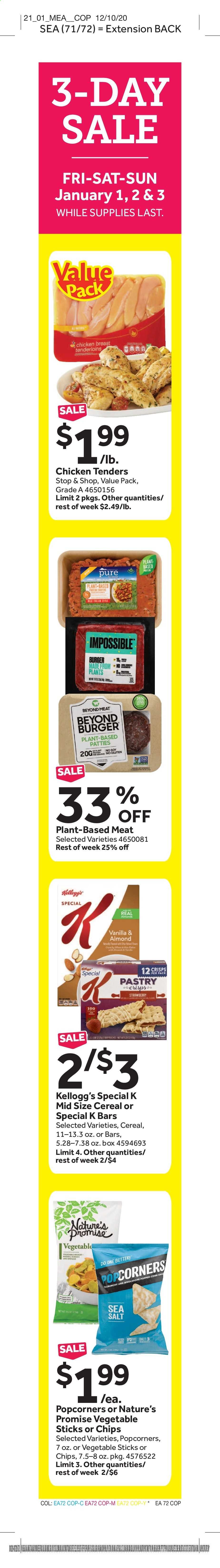 Stop & Shop (NY) Weekly Ad Flyer January 1 to January 7