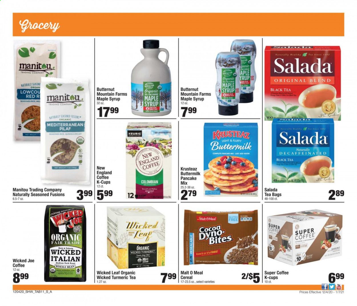 Shaw’s (MA, ME, NH, RI, VT) Weekly Ad Flyer December 4 to January 7