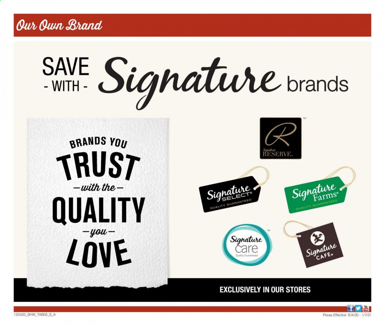 Shaw’s (MA, ME, NH, RI, VT) Weekly Ad Flyer December 4 to January 7
