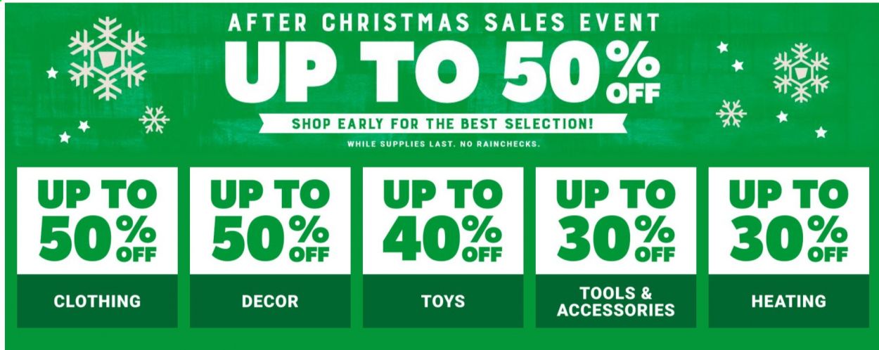 Tractor Supply Co. Weekly Ad Flyer December 31 to January 7