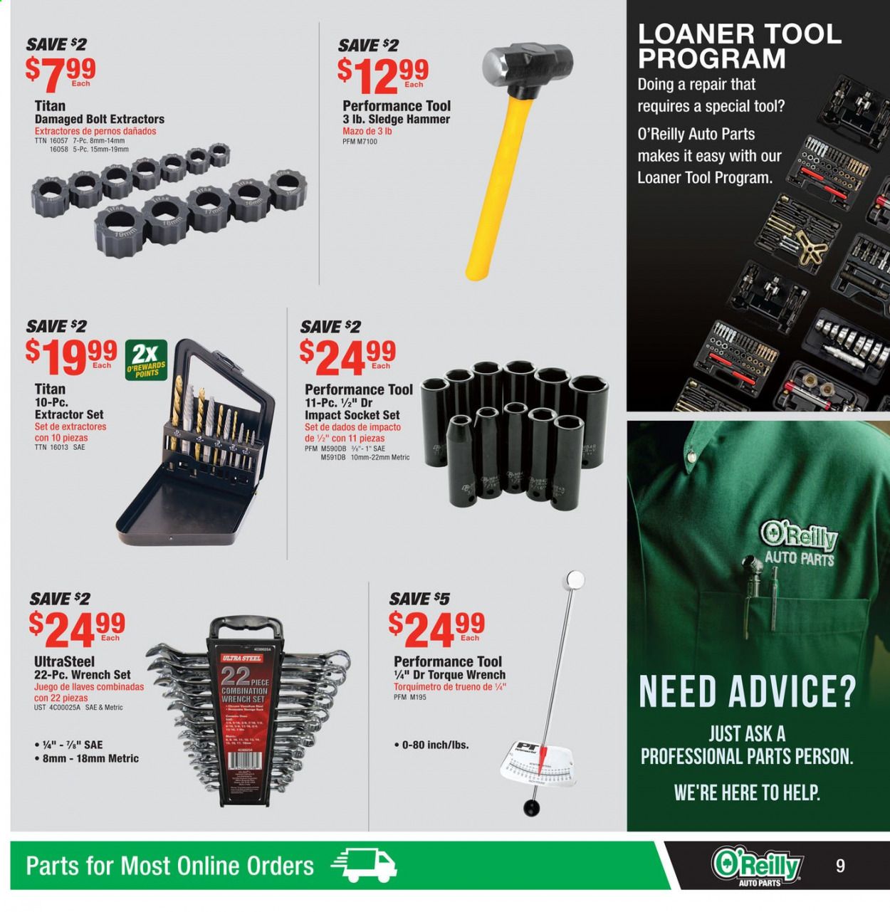 O'Reilly Auto Parts Weekly Ad Flyer December 30 to January 26