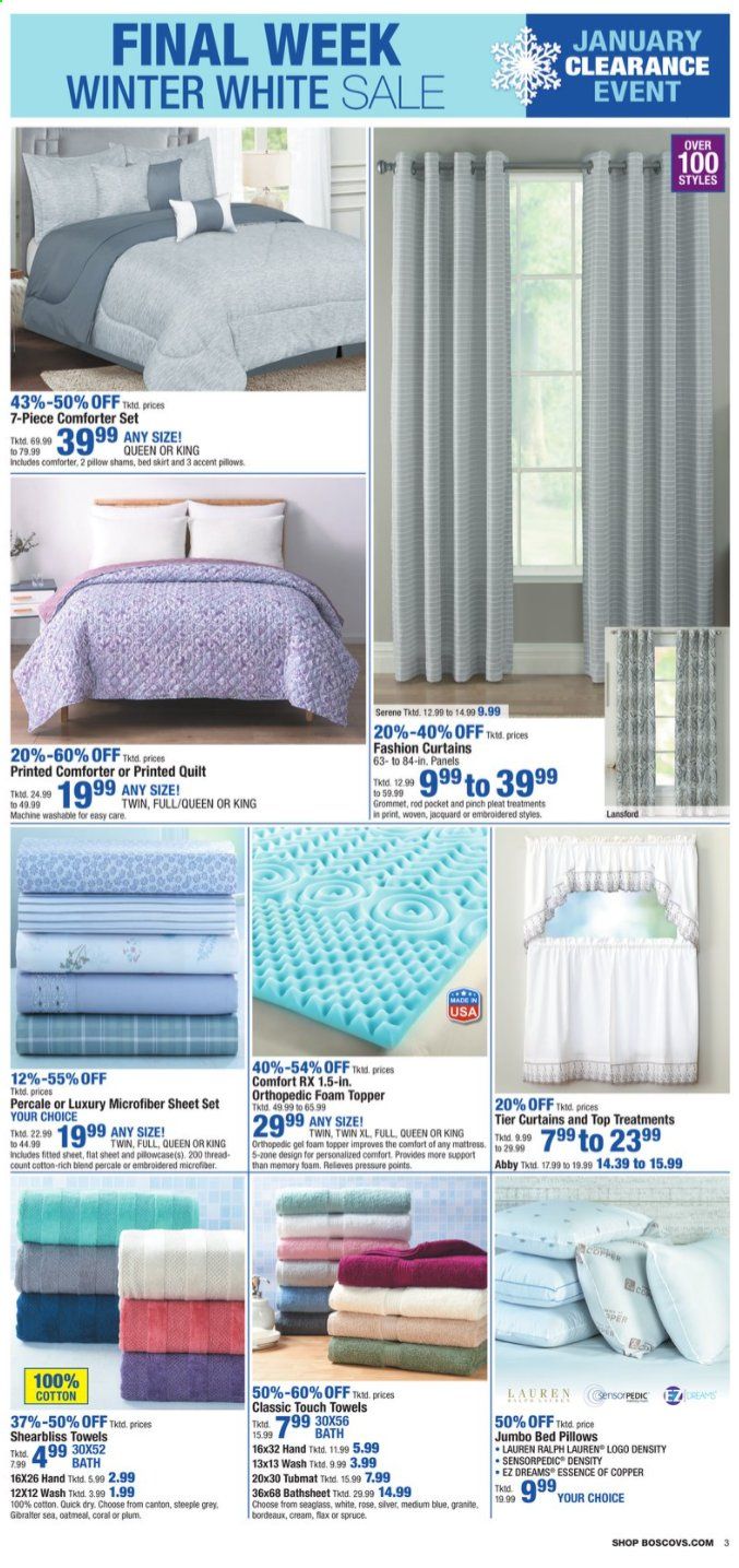Boscov's Weekly Ad Flyer December 31 to January 6