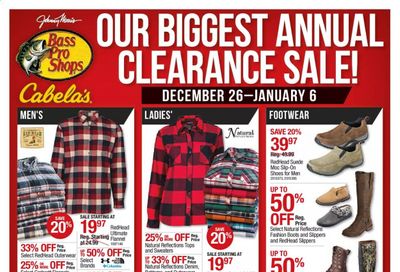 Bass Pro Shops Weekly Ad Flyer December 26 to January 6
