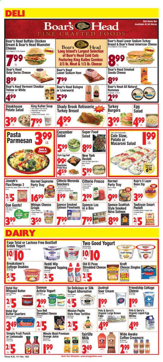 King Kullen Weekly Ad Flyer January 1 to January 7
