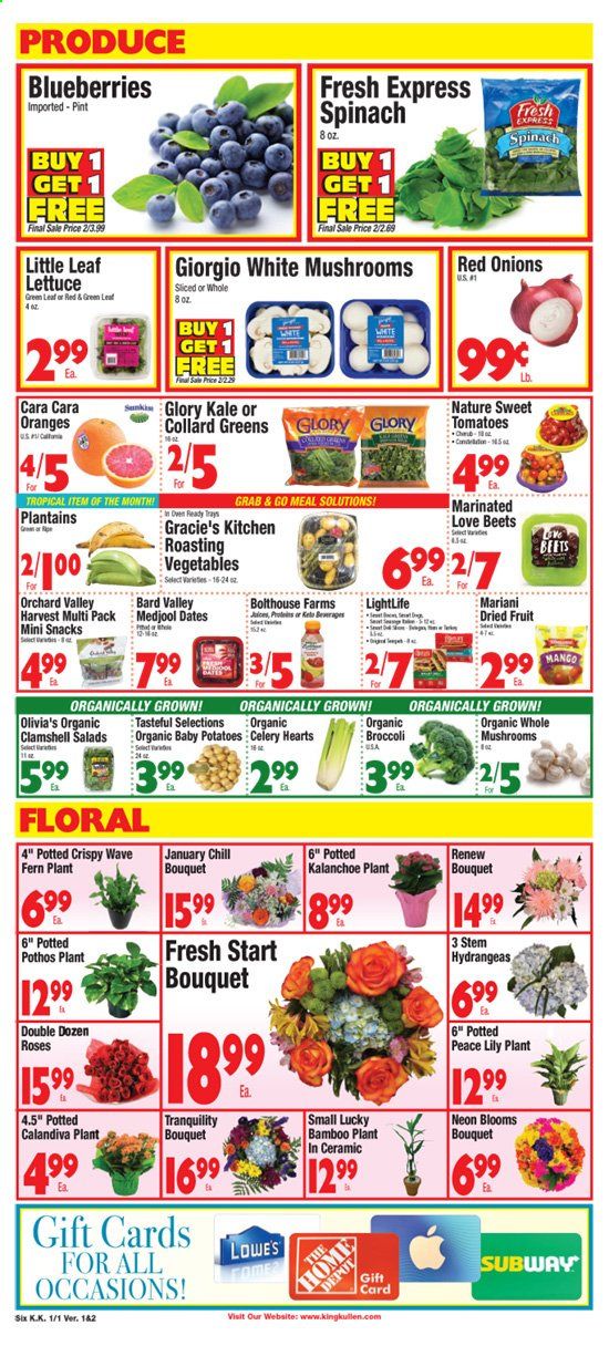 King Kullen Weekly Ad Flyer January 1 to January 7