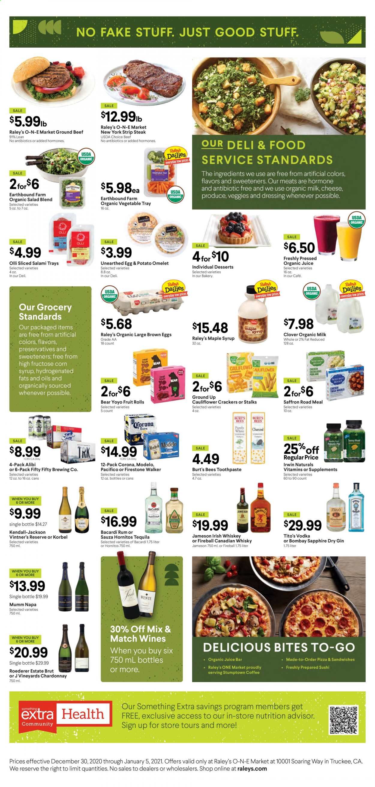 Raley's (CA) Weekly Ad Flyer December 30 to January 5