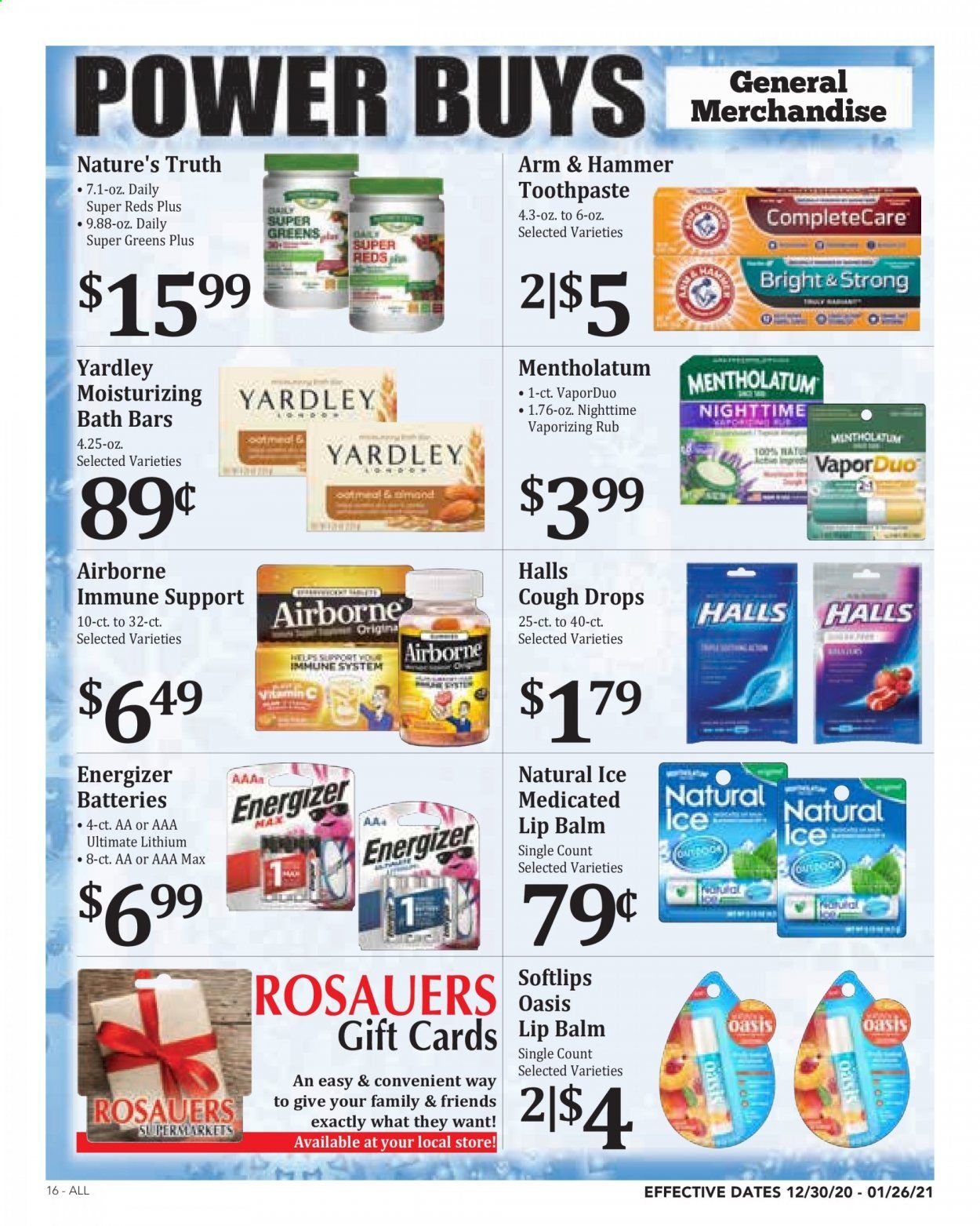 Rosauers Weekly Ad Flyer December 30 to January 26