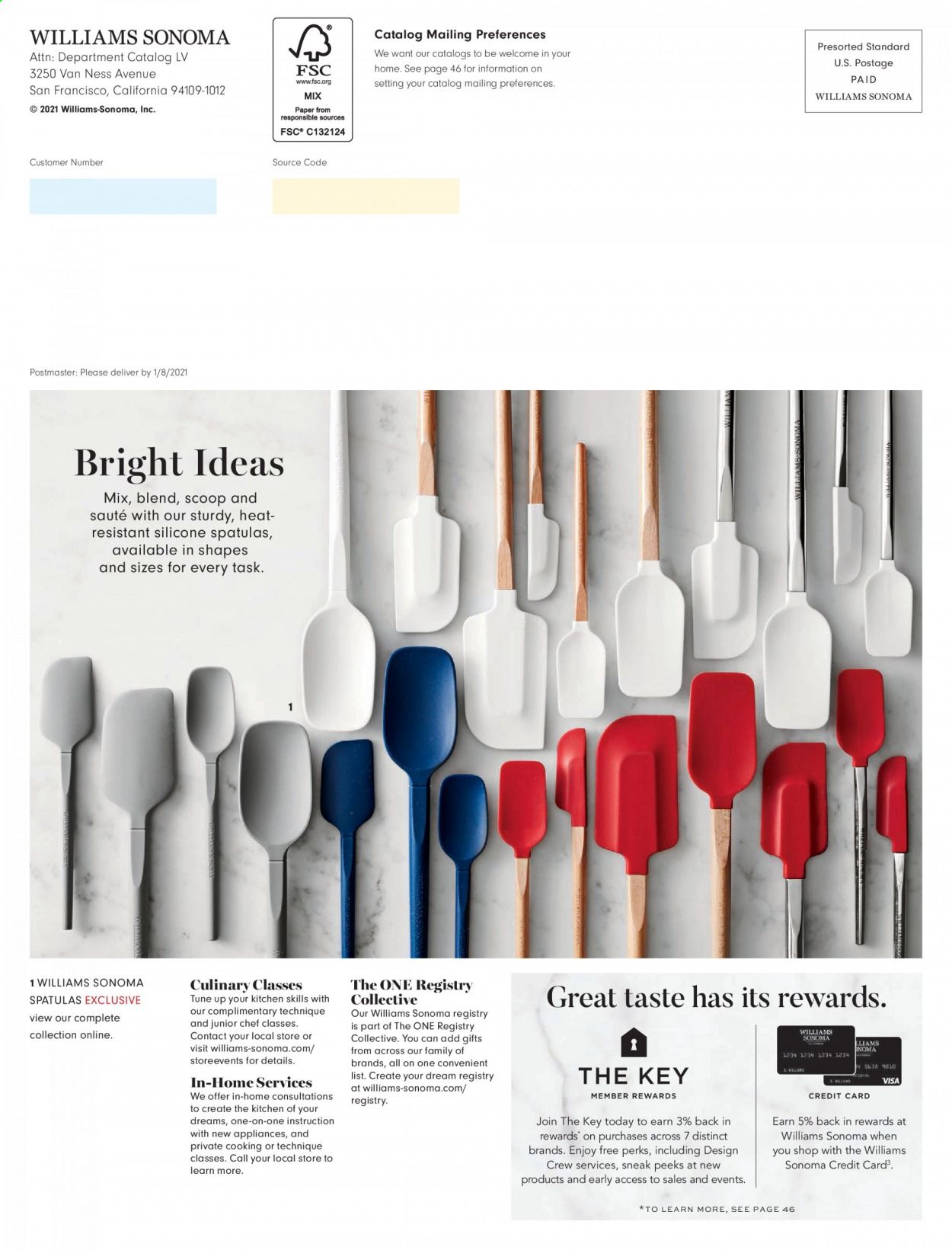 Williams-Sonoma Weekly Ad Flyer December 31 to January 7
