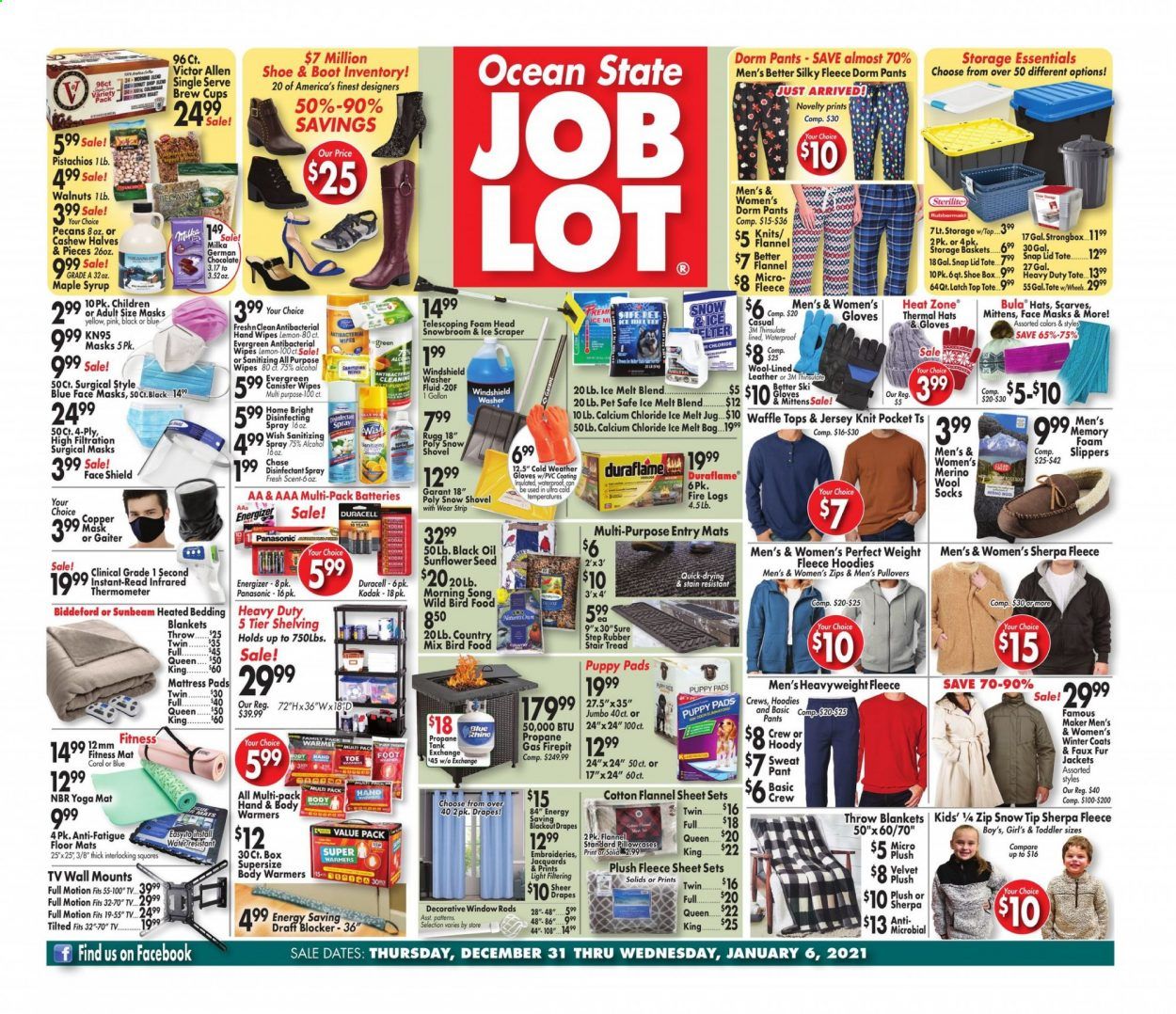 Ocean State Job Lot Weekly Ad Flyer December 31 to January 6