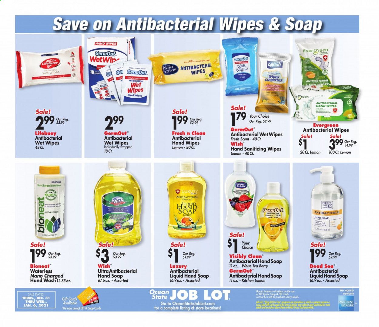 Ocean State Job Lot Weekly Ad Flyer December 31 to January 6