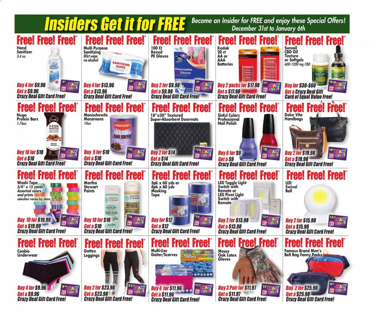 Ocean State Job Lot Weekly Ad Flyer December 31 to January 6