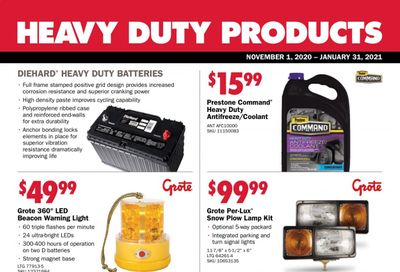 Carquest Weekly Ad Flyer November 1 to January 31