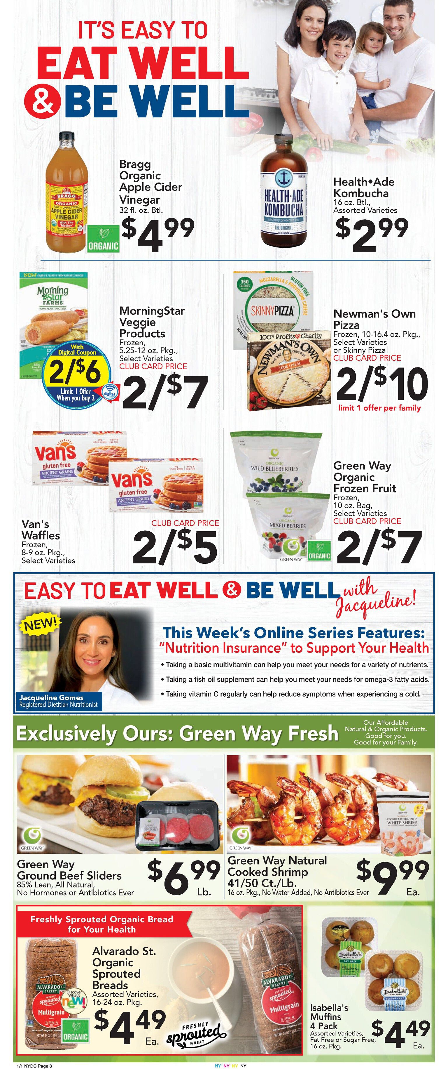 Brooklyn Harvest Market New Year Weekly Ad Flyer January 1 to January 7, 2021