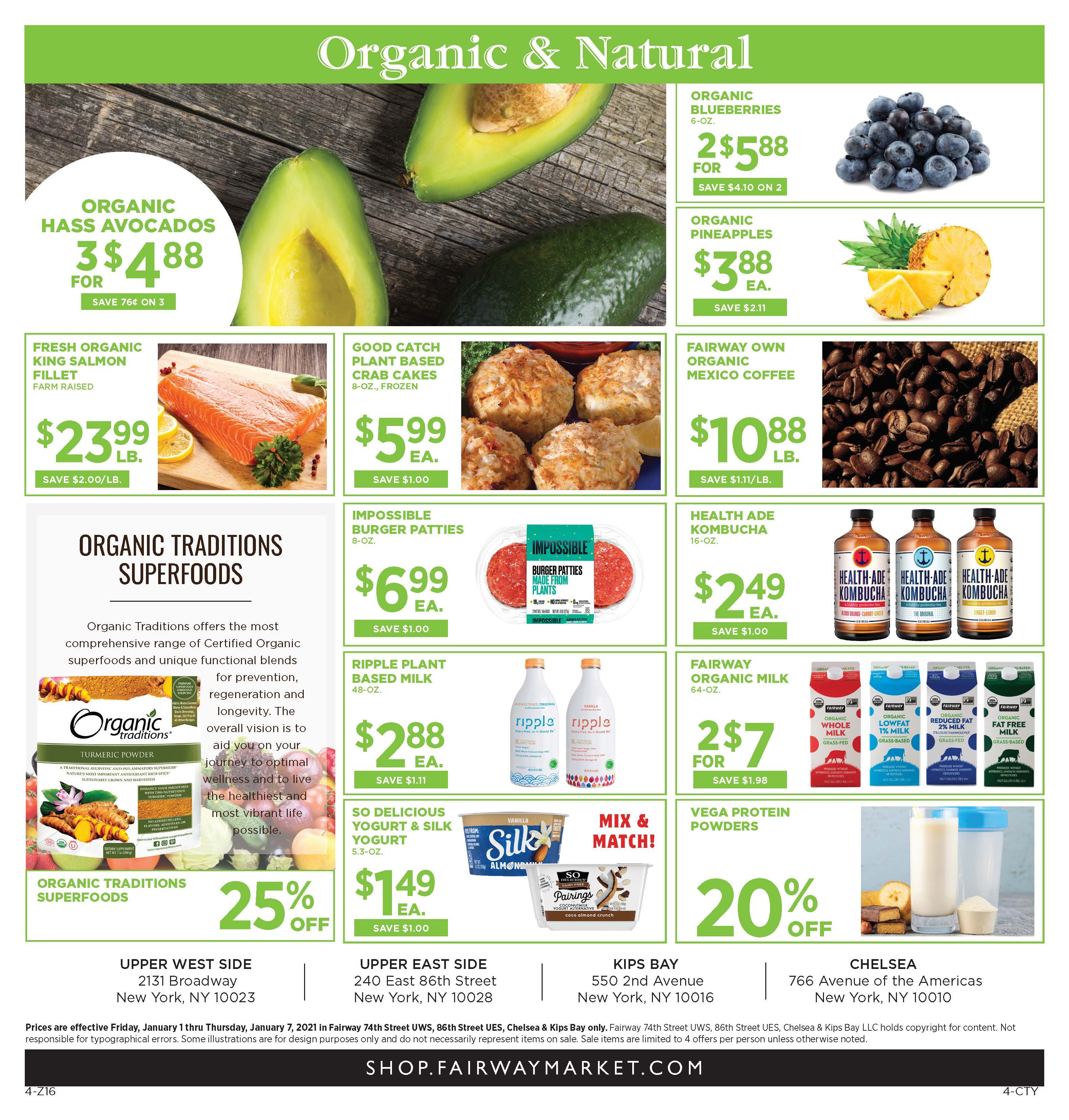 Fairway Market New Year Weekly Ad Flyer January 1 to January 7, 2021