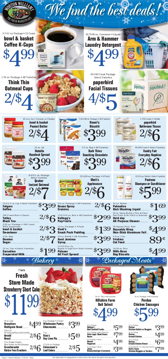 Morton Williams New Year Weekly Ad Flyer January 1 to January 7, 2021