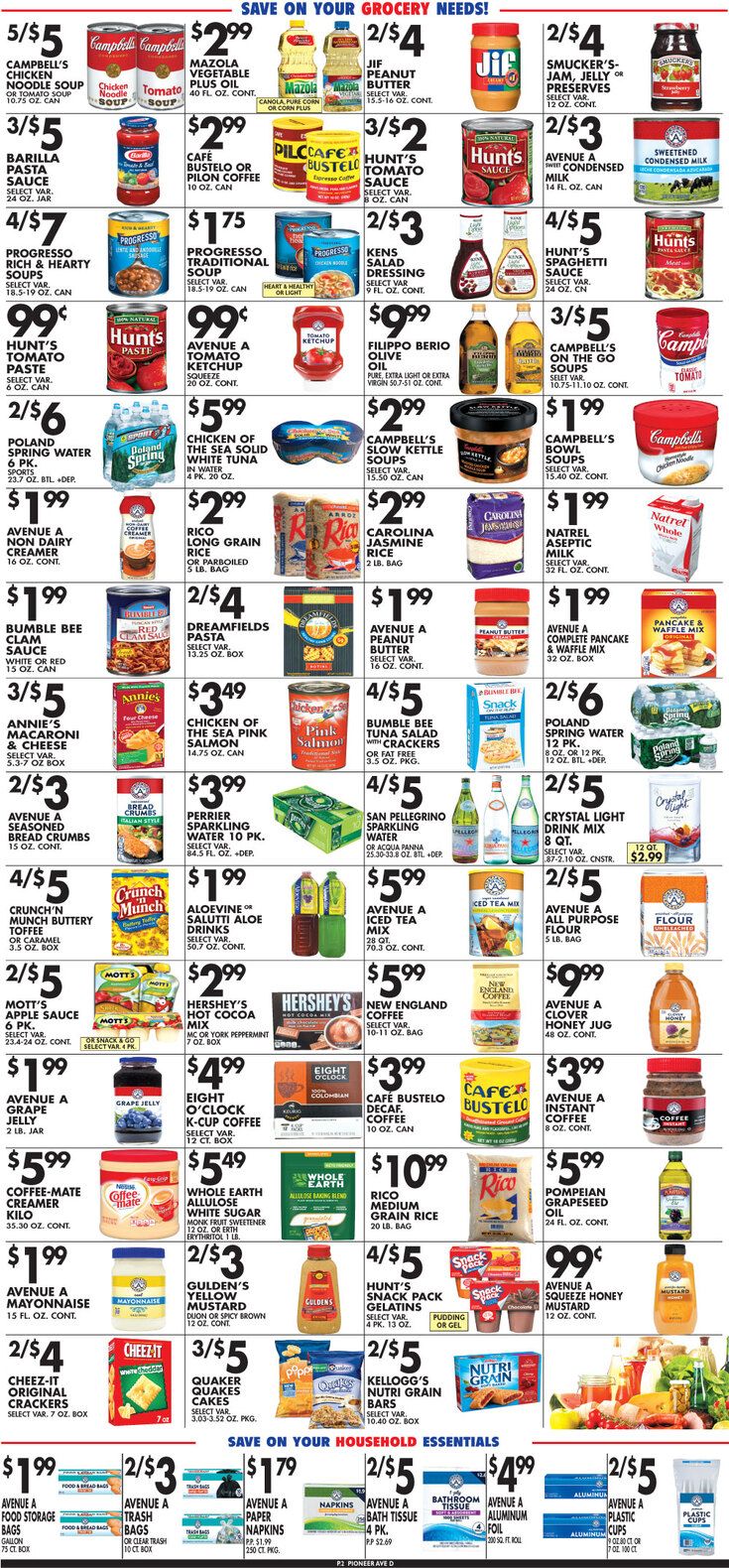 Pioneer Supermarkets New Year Weekly Ad Flyer January 1 to January 7, 2021