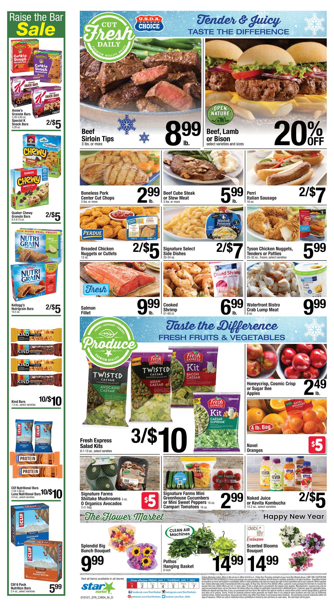 Star Market New Year Weekly Ad Flyer January 1 to January 7, 2021