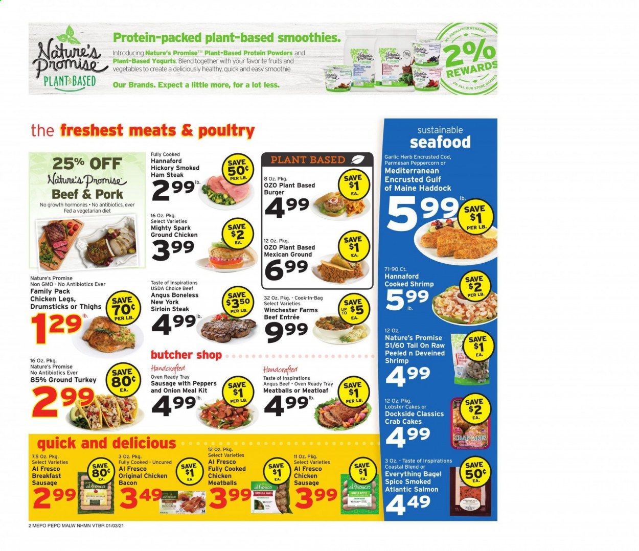 Hannaford (ME) Weekly Ad Flyer January 3 to January 9