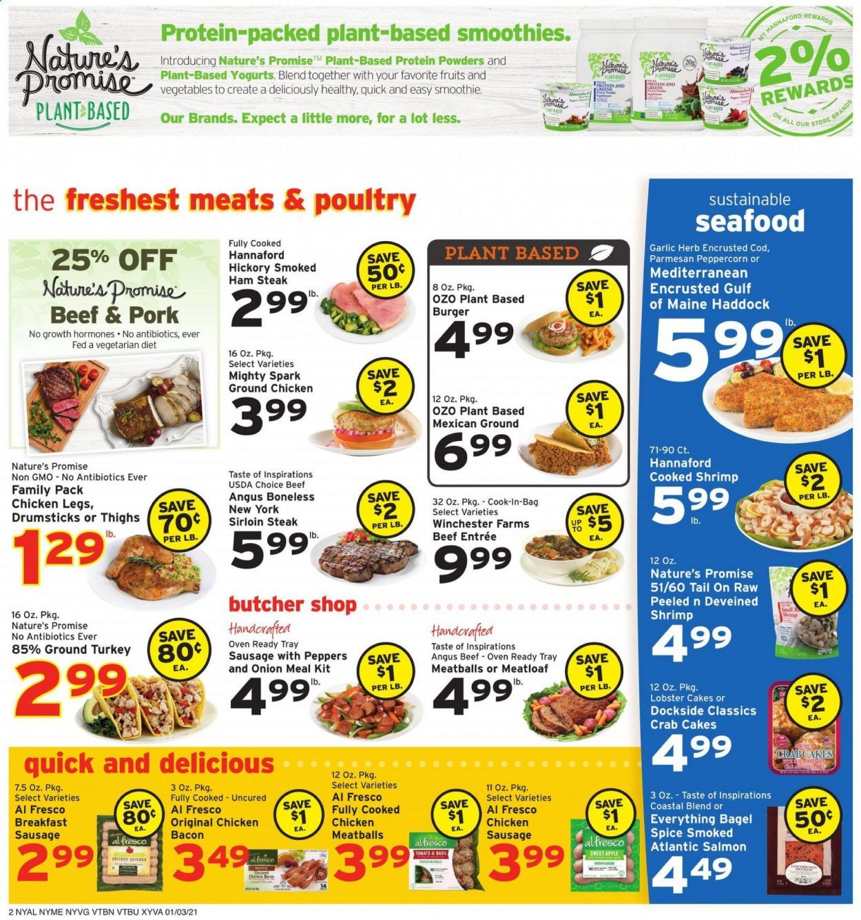 Hannaford (NY) Weekly Ad Flyer January 3 to January 9