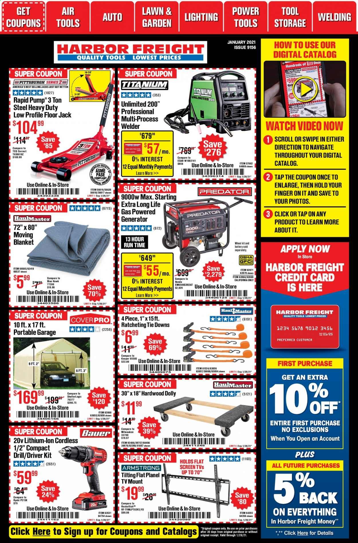 Harbor Freight Weekly Ad Flyer January 1 to January 28