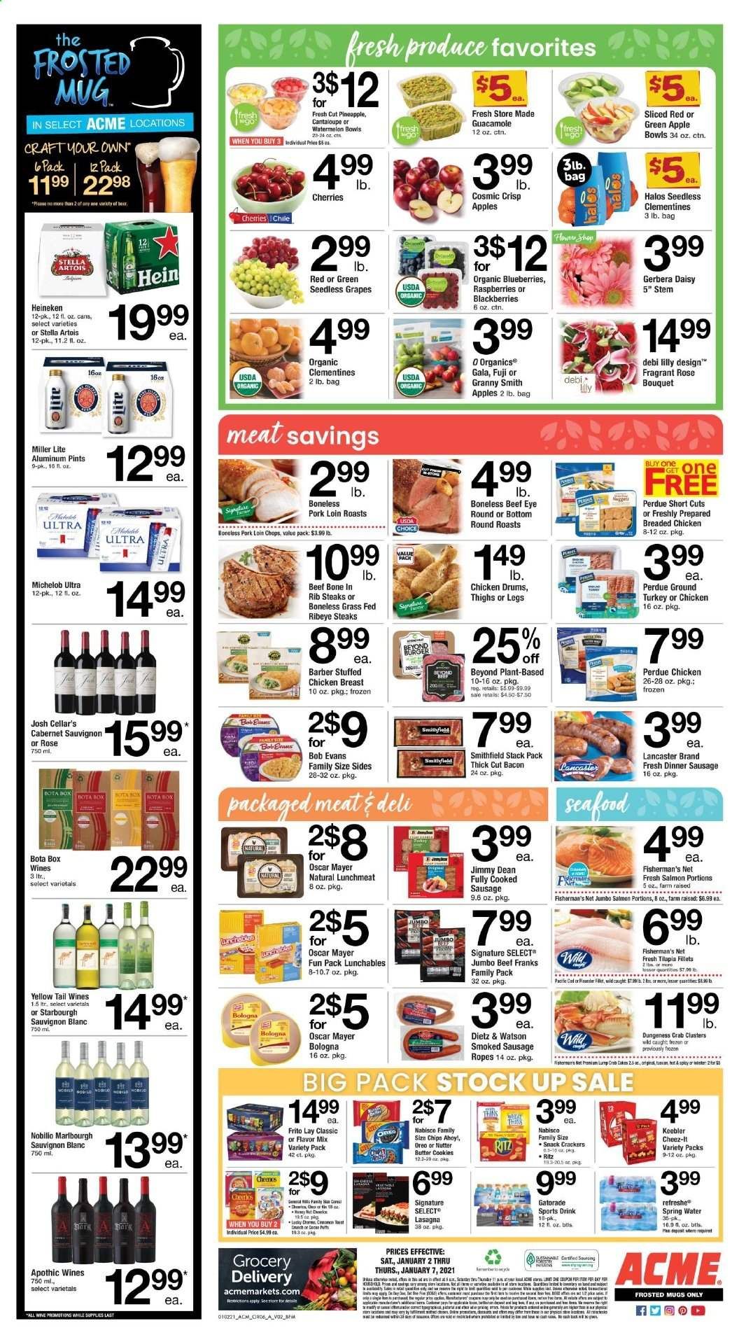 ACME Weekly Ad Flyer January 2 to January 7