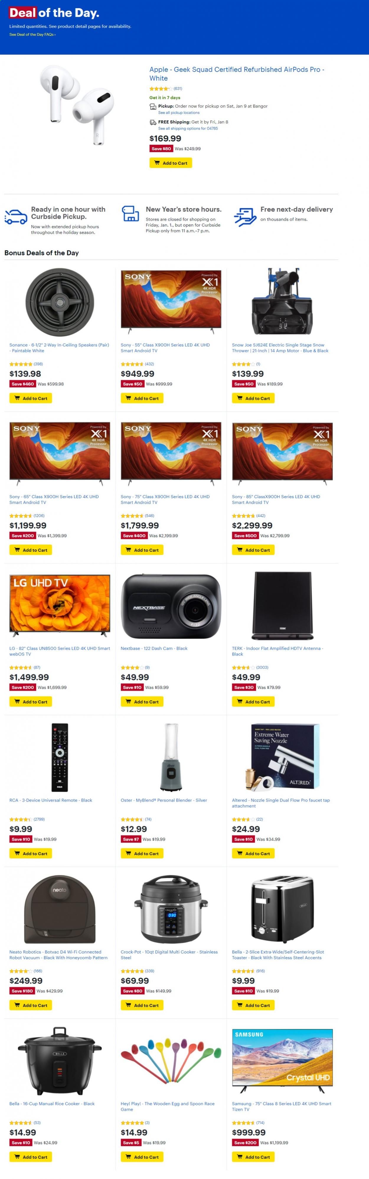 Best Buy Weekly Ad Flyer January 1 to January 1