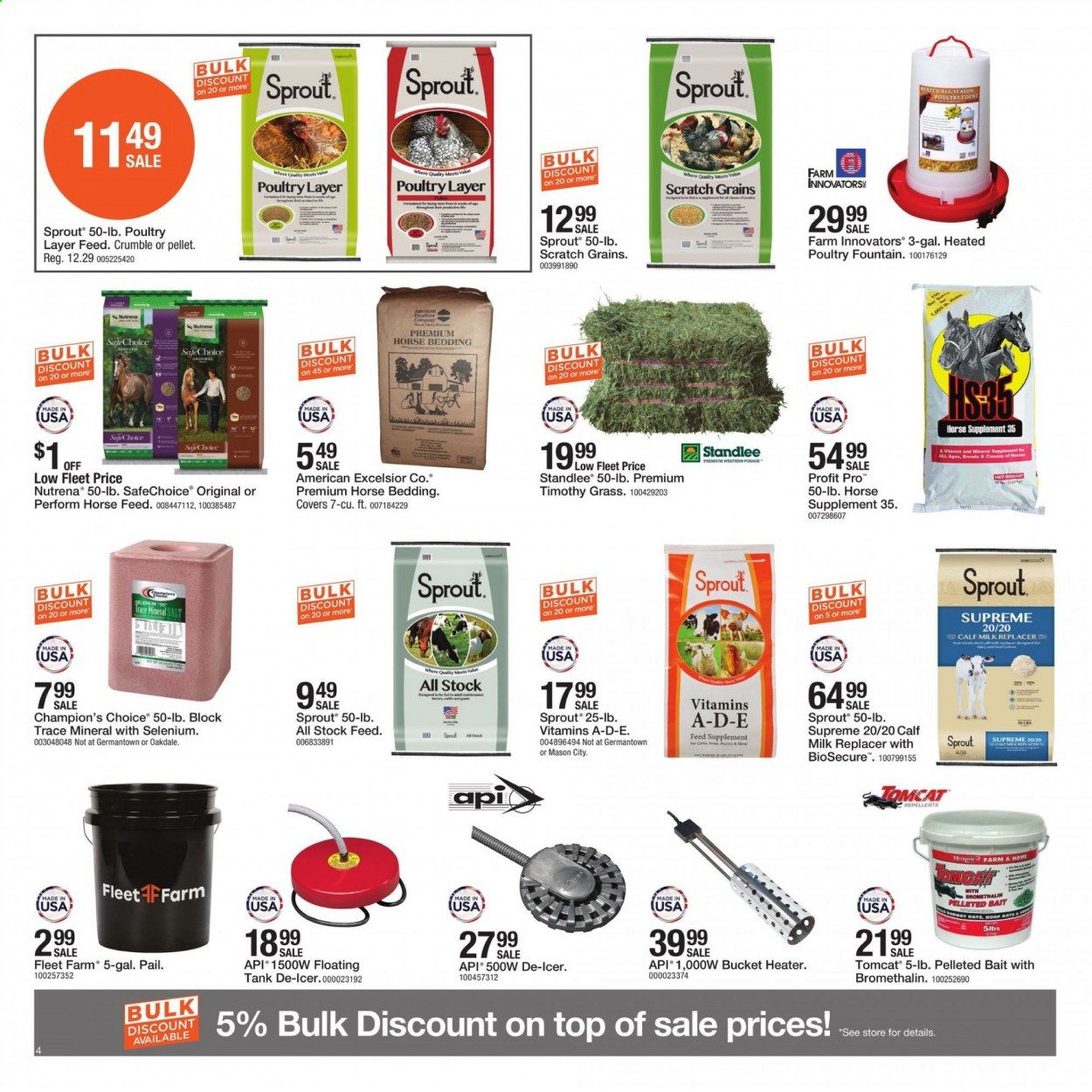Fleet Farm Weekly Ad Flyer January 1 to January 9