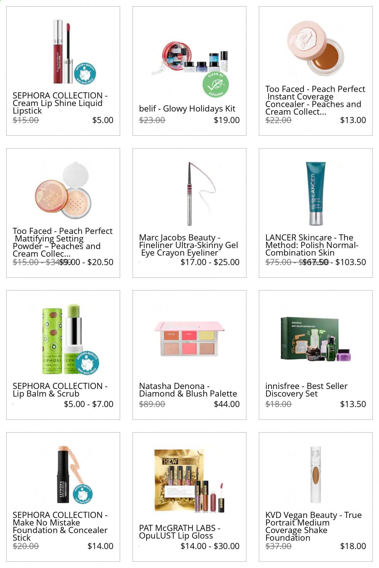 Sephora Weekly Ad Flyer January 1 to January 8