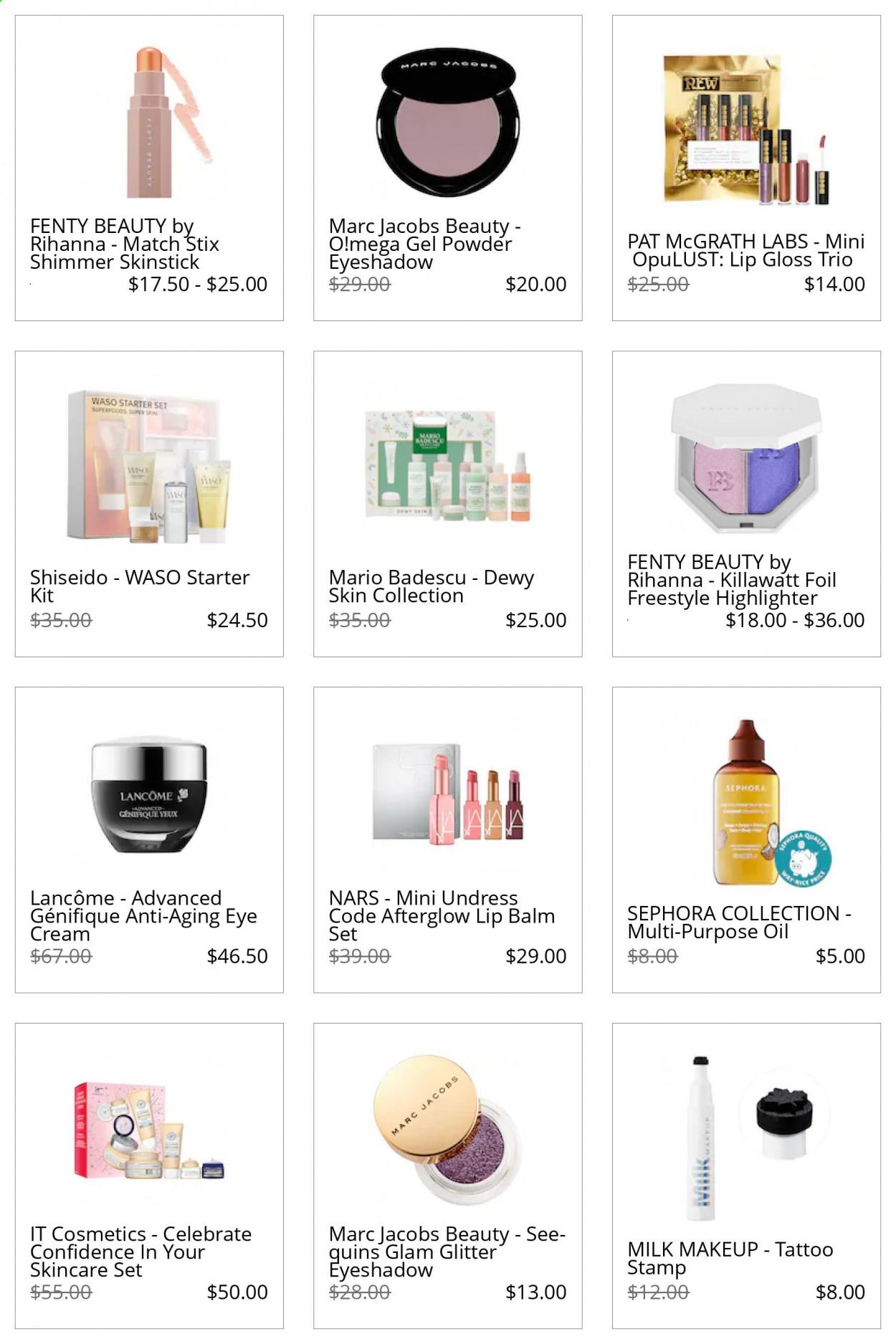 Sephora Weekly Ad Flyer January 1 to January 8
