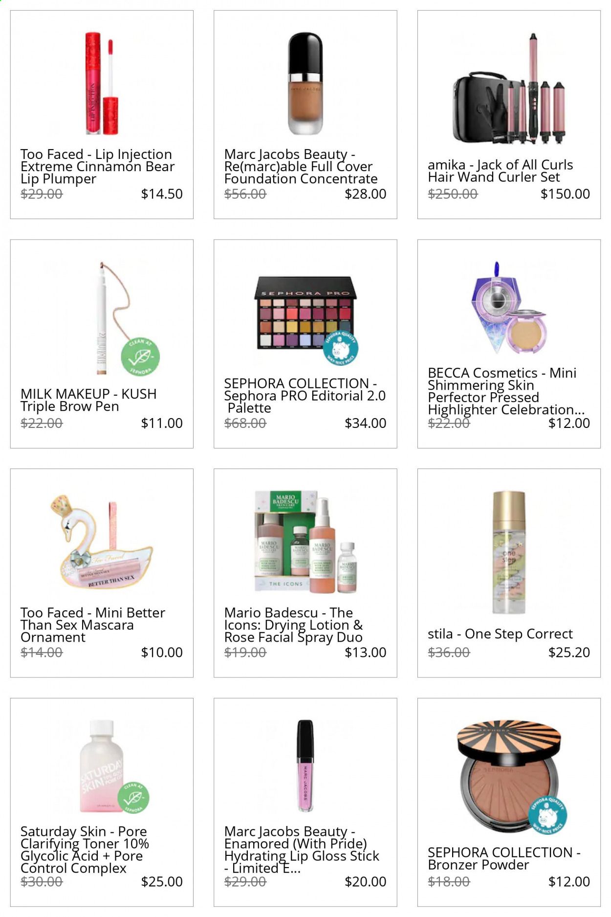 Sephora Weekly Ad Flyer January 1 to January 8