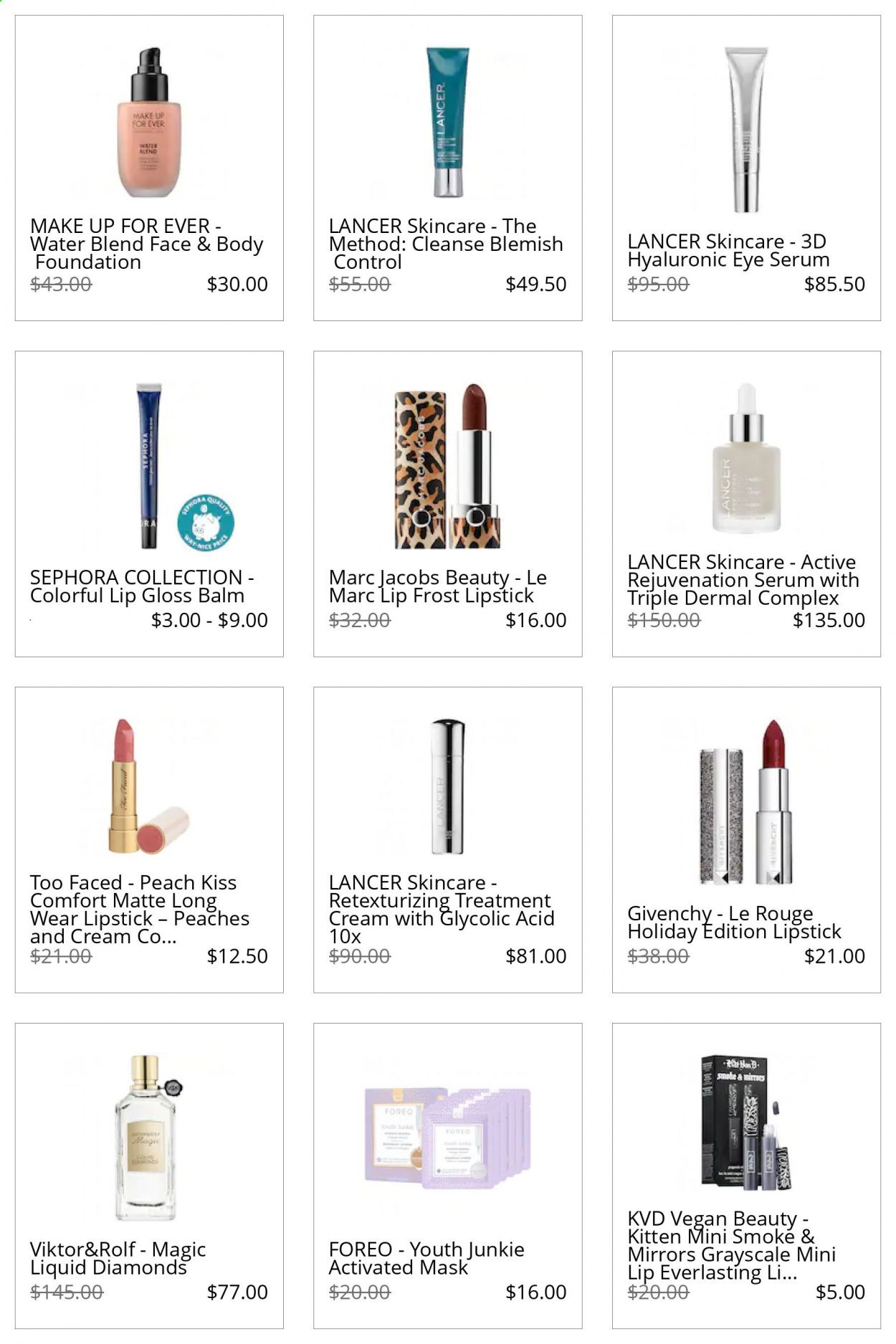 Sephora Weekly Ad Flyer January 1 to January 8