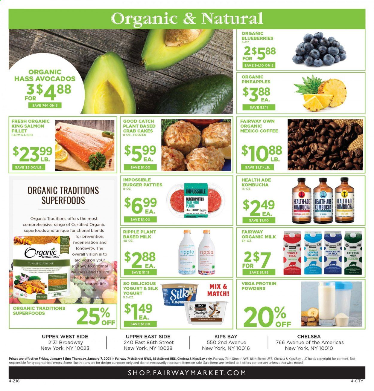 Fairway Market (CT, NJ, NY) Weekly Ad Flyer January 1 to January 7