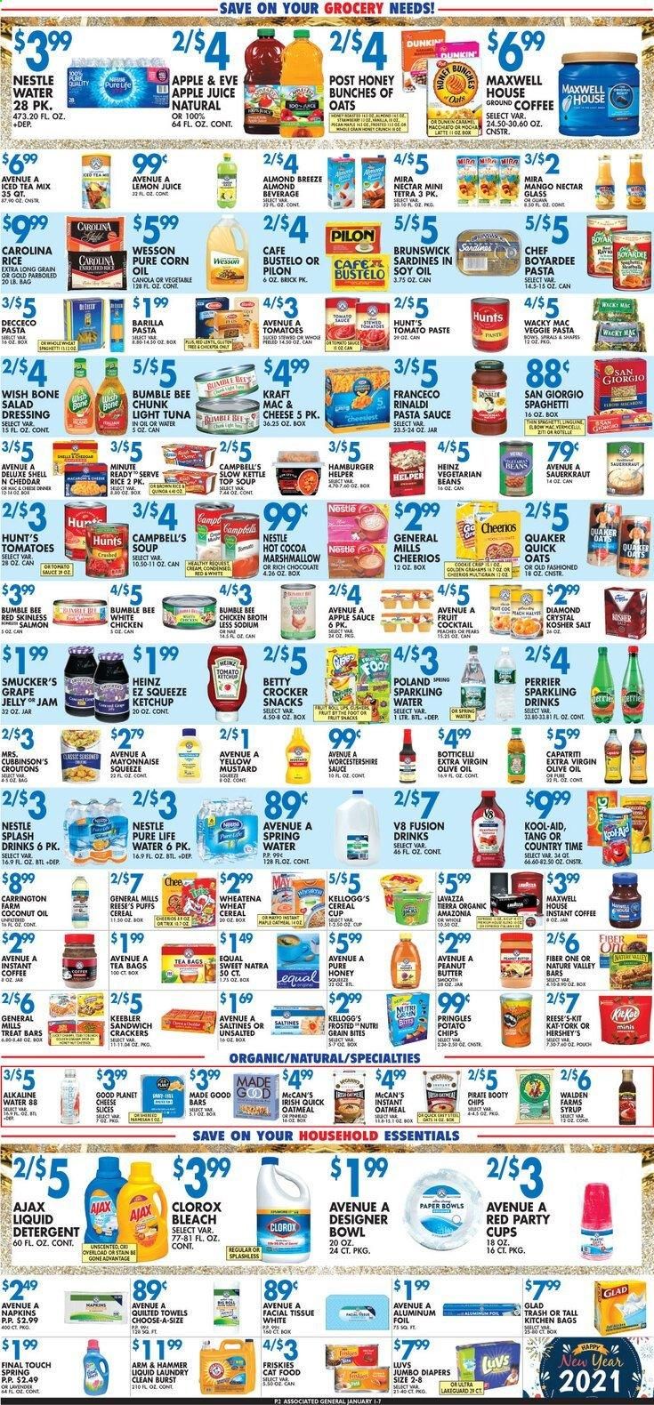 Associated Supermarkets Weekly Ad Flyer January 1 to January 7