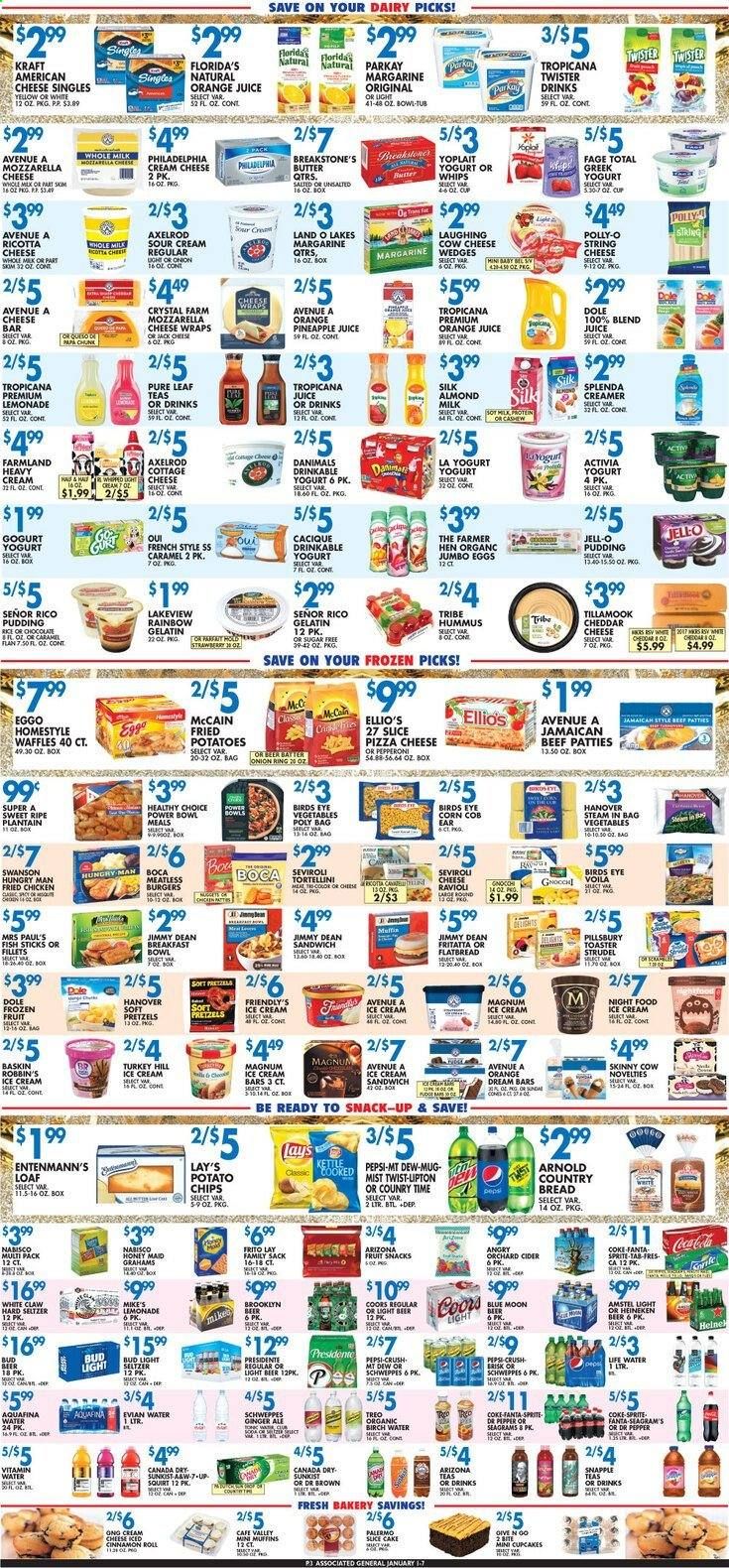Associated Supermarkets Weekly Ad Flyer January 1 to January 7