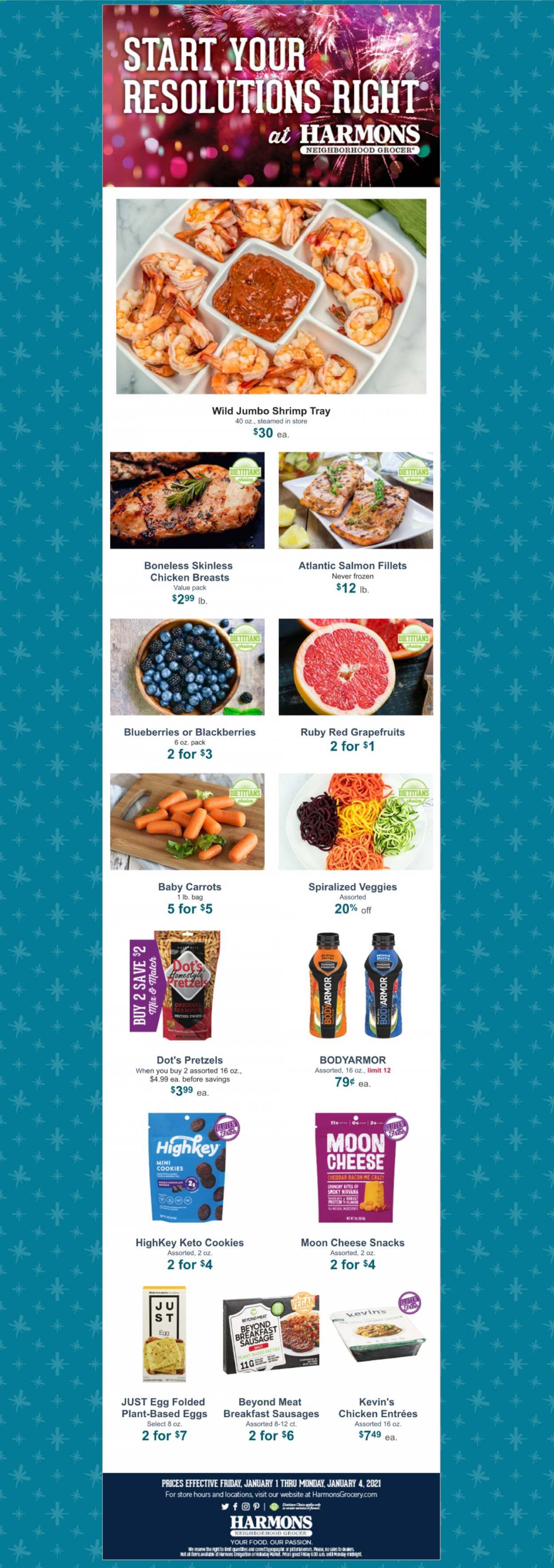 Harmons Weekly Ad Flyer January 1 to January 4