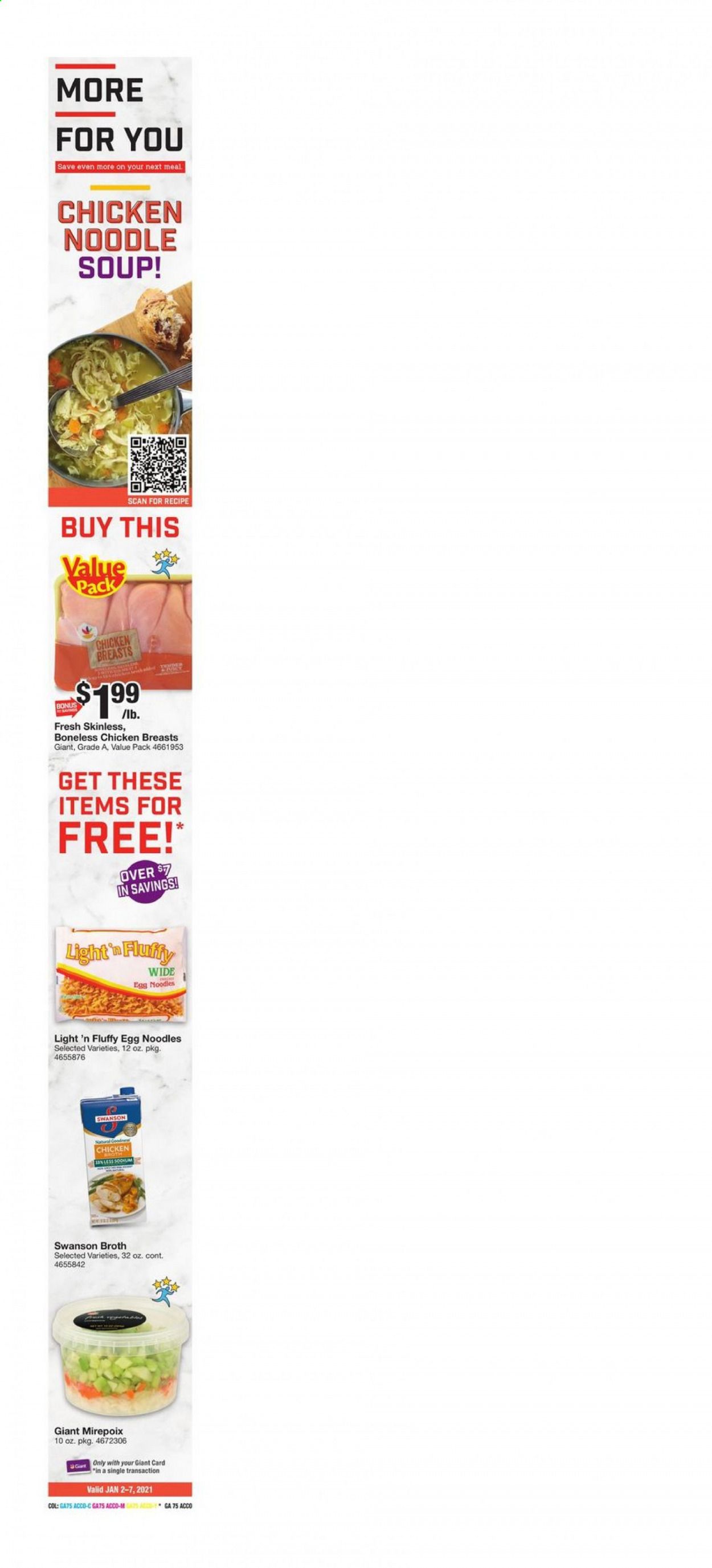 Giant Food Weekly Ad Flyer January 2 to January 7