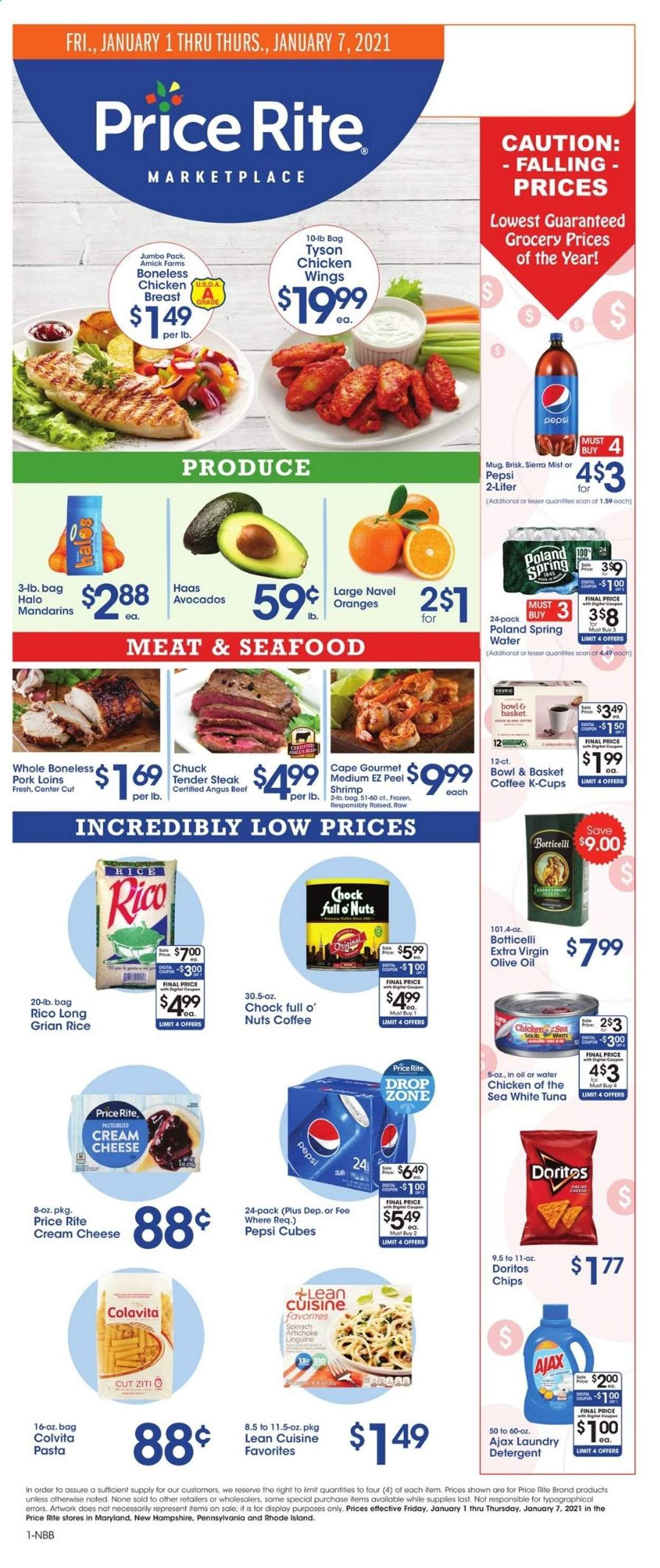 Price Rite (CT, MA, MD, NH, NJ, NY, PA, RI) Weekly Ad Flyer January 1 to January 7