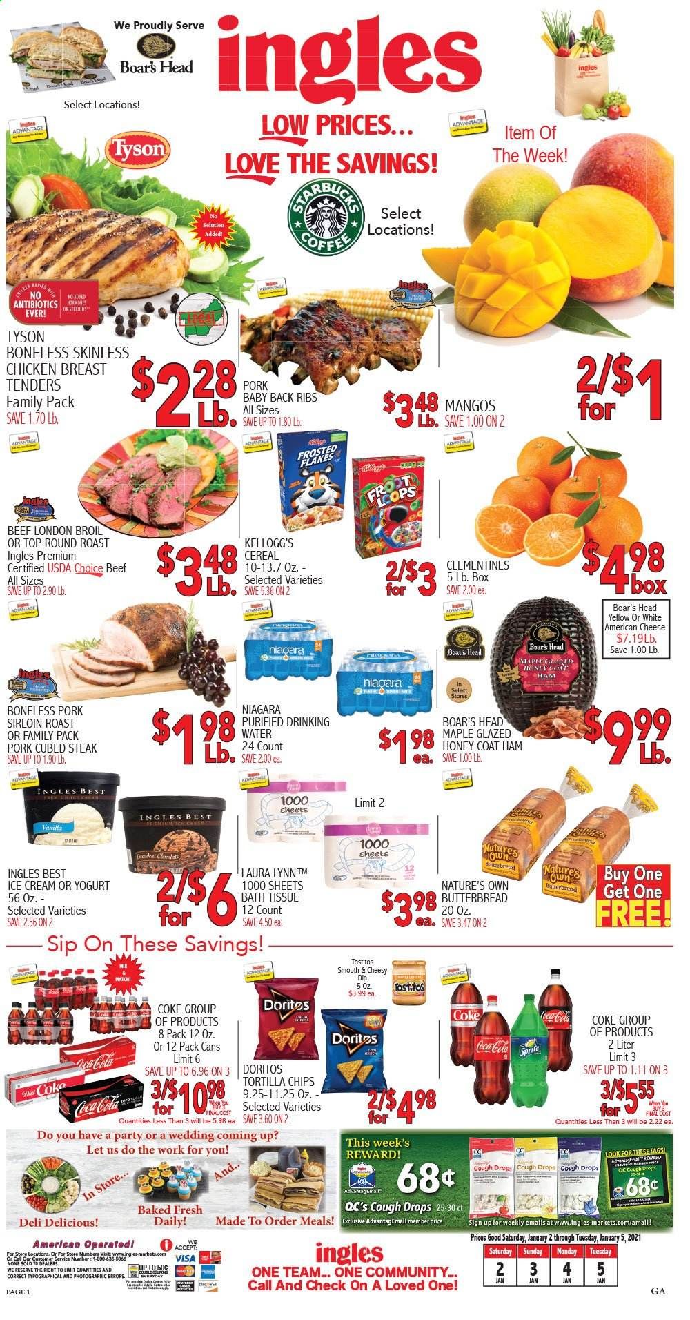 Ingles Weekly Ad Flyer January 2 to January 5