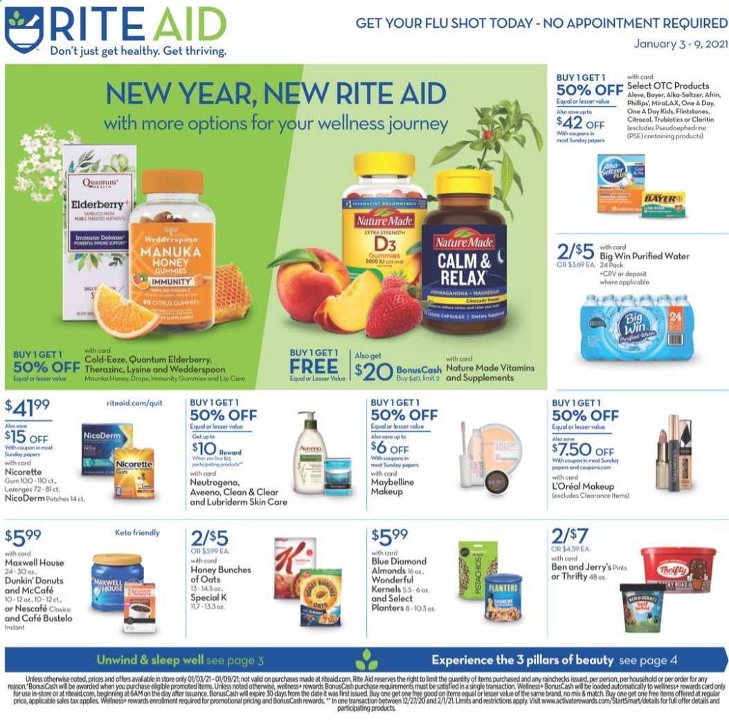 RITE AID Weekly Ad Flyer January 3 to January 9