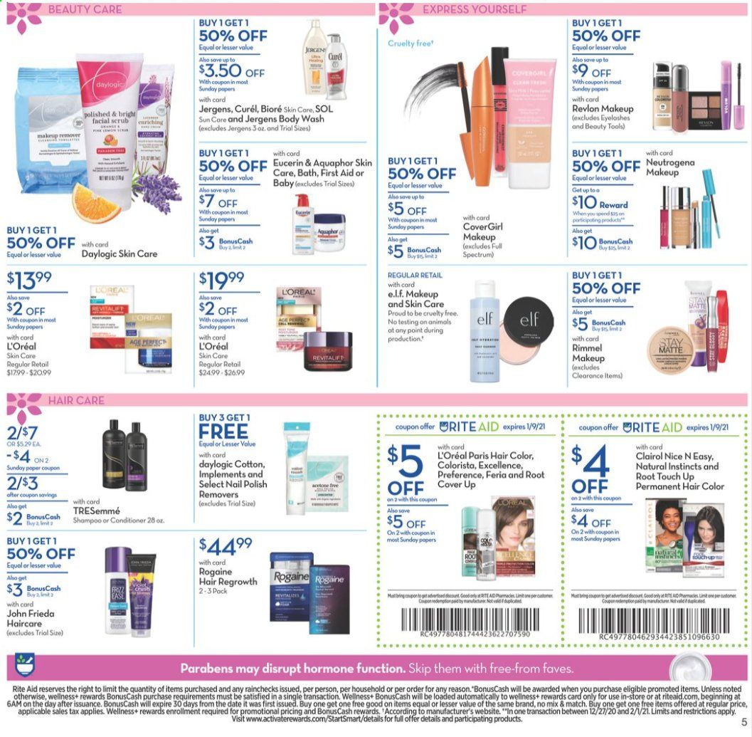 RITE AID Weekly Ad Flyer January 3 to January 9