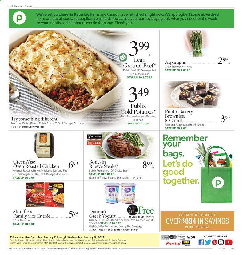 Publix (AL, FL, GA, NC, SC, TN) Weekly Ad Flyer January 2 to January 6